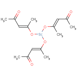 CAS No:14284-94-7 Scandium,tris(2,4-pentanedionato-kO2,kO4)-, (OC-6-11)-