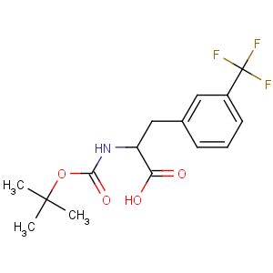 CAS No:142995-31-1 (2S)-2-[(2-methylpropan-2-yl)oxycarbonylamino]-3-[3-(trifluoromethyl)<br />phenyl]propanoic acid