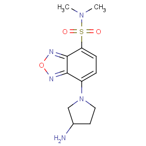 CAS No:143112-49-6 7-[(3R)-3-aminopyrrolidin-1-yl]-N,N-dimethyl-2,1,<br />3-benzoxadiazole-4-sulfonamide