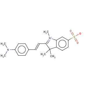CAS No:143239-22-9 3H-Indolium,2-[2-[4-(dimethylamino)phenyl]ethenyl]-1,3,3-trimethyl-6-sulfo-, inner salt