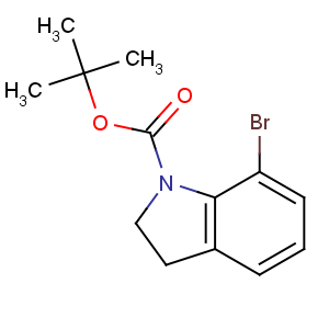 CAS No:143262-17-3 tert-butyl 7-bromo-2,3-dihydroindole-1-carboxylate