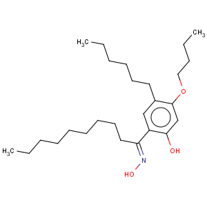 CAS No:143287-10-9 1-Decanone, 1-(4-butoxy-5-hexyl-2-hydroxyphenyl)-, oxime