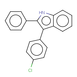 CAS No:143360-82-1 1H-Indole,3-(4-chlorophenyl)-2-phenyl-