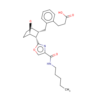 CAS No:143443-90-7 Benzenepropanoic acid,2-[[(1S,2R,3S,4R)-3-[4-[(pentylamino)carbonyl]-2-oxazolyl]-7-oxabicyclo[2.2.1]hept-2-yl]methyl]-