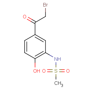 CAS No:14347-24-1 N-[5-(2-bromoacetyl)-2-hydroxyphenyl]methanesulfonamide