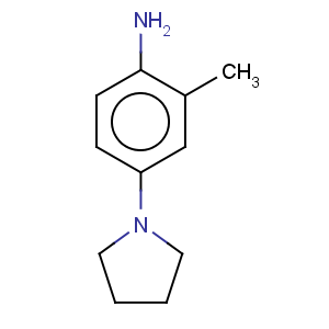 CAS No:143525-69-3 Benzenamine,2-methyl-4-(1-pyrrolidinyl)-