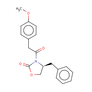 CAS No:143589-97-3 2-Oxazolidinone,3-[2-(4-methoxyphenyl)acetyl]-4-(phenylmethyl)-, (4S)-