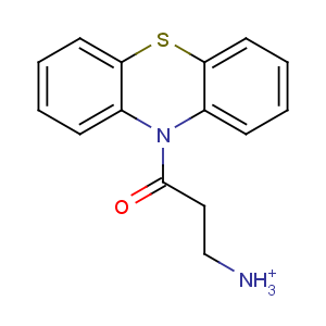 CAS No:14359-62-7 1-Propanone,3-amino-1-(10H-phenothiazin-10-yl)-, hydrochloride (1:1)