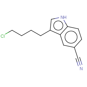 CAS No:143612-79-7 1H-Indole-5-carbonitrile,3-(4-chlorobutyl)-