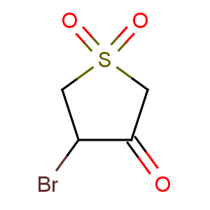 CAS No:143654-18-6 3(2H)-Thiophenone,4-bromodihydro-, 1,1-dioxide