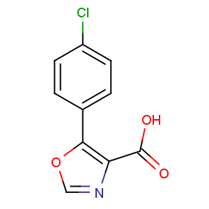 CAS No:143659-14-7 5-(4-chlorophenyl)-1,3-oxazole-4-carboxylic acid