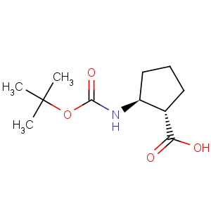 CAS No:143679-80-5 Cyclopentanecarboxylicacid, 2-[[(1,1-dimethylethoxy)carbonyl]amino]-, (1S,2S)-