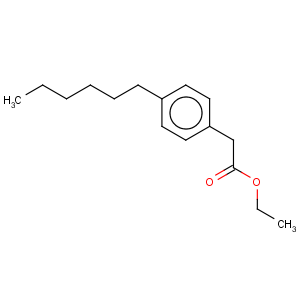 CAS No:14377-28-7 Benzeneacetic acid, 4-hexyl-, ethyl ester