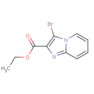 CAS No:143982-54-1 ethyl 3-bromoimidazo[1,2-a]pyridine-2-carboxylate