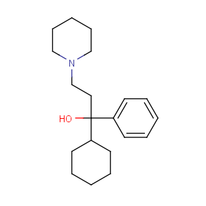 CAS No:144-11-6 1-cyclohexyl-1-phenyl-3-piperidin-1-ylpropan-1-ol