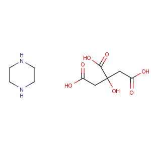 CAS No:144-29-6 citric acid sesquipiperazine salt