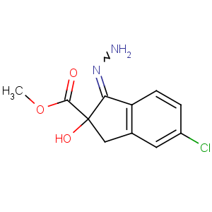 CAS No:144172-26-9 methyl (3E)-6-chloro-3-hydrazinylidene-2-hydroxy-1H-indene-2-carboxylate