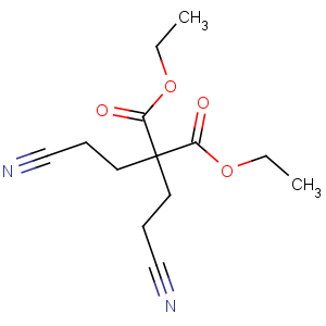 CAS No:1444-05-9 diethyl 2,2-bis(2-cyanoethyl)propanedioate