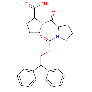 CAS No:144575-00-8 1-[1-(9H-fluoren-9-ylmethoxycarbonyl)pyrrolidine-2-carbonyl]pyrrolidine-<br />2-carboxylic acid