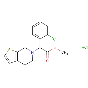 CAS No:144750-52-7 methyl<br />2-(2-chlorophenyl)-2-(5,7-dihydro-4H-thieno[2,<br />3-c]pyridin-6-yl)acetate