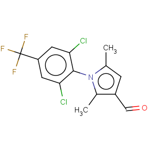CAS No:144890-91-5 1H-Pyrrole-3-carboxaldehyde,1-[2,6-dichloro-4-(trifluoromethyl)phenyl]-2,5-dimethyl-