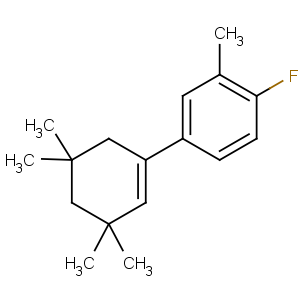 CAS No:144977-47-9 1-fluoro-2-methyl-4-(3,3,5,5-tetramethylcyclohexen-1-yl)benzene