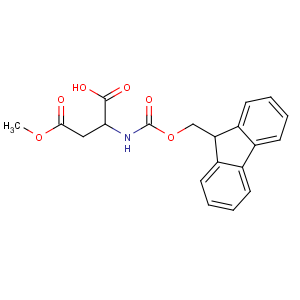 CAS No:145038-53-5 (2S)-2-(9H-fluoren-9-ylmethoxycarbonylamino)-4-methoxy-4-oxobutanoic<br />acid