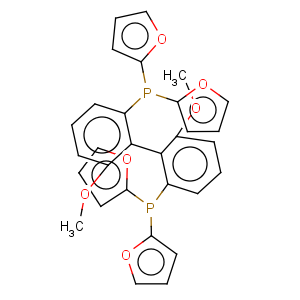 CAS No:145214-57-9 Phosphine,1,1'-[(1R)-6,6'-dimethoxy[1,1'-biphenyl]-2,2'-diyl]bis[1,1-di-2-furanyl-