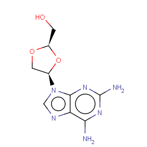 CAS No:145514-04-1 1,3-Dioxolane-2-methanol,4-(2,6-diamino-9H-purin-9-yl)-, (2R,4R)-