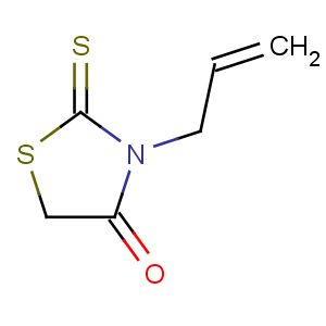 CAS No:1457-47-2 3-prop-2-enyl-2-sulfanylidene-1,3-thiazolidin-4-one