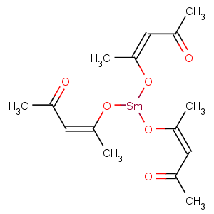 CAS No:14589-42-5 Samarium,tris(2,4-pentanedionato-kO2,kO4)-, (OC-6-11)-