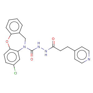 CAS No:146033-02-5 Dibenz[b,f][1,4]oxazepine-10(11H)-carboxylicacid, 8-chloro-, 2-[1-oxo-3-(4-pyridinyl)propyl]hydrazide, hydrochloride (1:1)