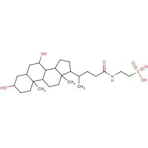 CAS No:14605-22-2 2-[[(4R)-4-[(3R,5S,7S,8R,9S,10S,13R,14S,17R)-3,7-dihydroxy-10,<br />13-dimethyl-2,3,4,5,6,7,8,9,11,12,14,15,16,<br />17-tetradecahydro-1H-cyclopenta[a]phenanthren-17-yl]pentanoyl]amino]<br />ethanesulfonic acid
