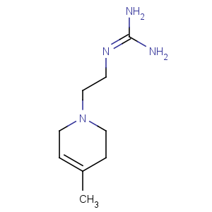 CAS No:1463-28-1 2-[2-(4-methyl-3,6-dihydro-2H-pyridin-1-yl)ethyl]guanidine
