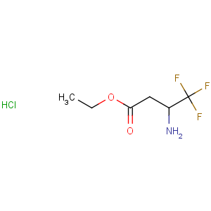 CAS No:146425-31-2 Butanoic acid,3-amino-4,4,4-trifluoro-, ethyl ester, hydrochloride (1:1)