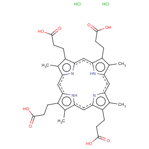 CAS No:14643-66-4 21H,23H-Porphine-2,7,12,18-tetrapropanoicacid, 3,8,13,17-tetramethyl-