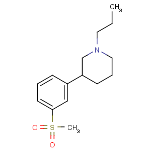 CAS No:146798-66-5 3-(3-methylsulfonylphenyl)-1-propylpiperidine