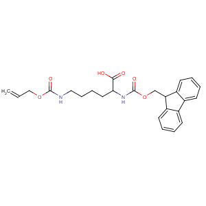 CAS No:146982-27-6 (2S)-2-(9H-fluoren-9-ylmethoxycarbonylamino)-6-(prop-2-<br />enoxycarbonylamino)hexanoic acid