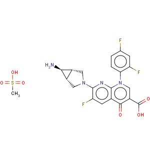 CAS No:147059-75-4 Trovafloxacin mesylate