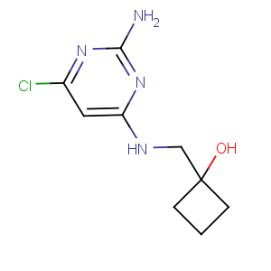 CAS No:147060-73-9 1-[[(2-amino-6-chloropyrimidin-4-yl)amino]methyl]cyclobutan-1-ol