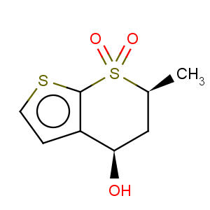 CAS No:147128-77-6 (4R,6S)-5,6-Dihydro-4-hydroxy-6-methylthieno[2,3-b]thiopyran-7,7-dioxide