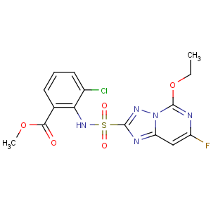 CAS No:147150-35-4 methyl<br />3-chloro-2-[(5-ethoxy-7-fluoro-[1,2,4]triazolo[1,<br />5-c]pyrimidin-2-yl)sulfonylamino]benzoate