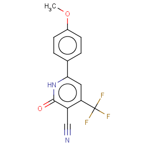 CAS No:147381-61-1 3-Pyridinecarbonitrile,1,2-dihydro-6-(4-methoxyphenyl)-2-oxo-4-(trifluoromethyl)-