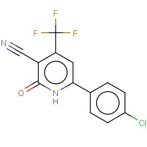 CAS No:147381-62-2 3-Pyridinecarbonitrile,6-(4-chlorophenyl)-1,2-dihydro-2-oxo-4-(trifluoromethyl)-
