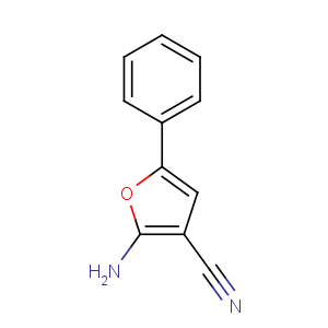 CAS No:14742-32-6 2-amino-5-phenylfuran-3-carbonitrile