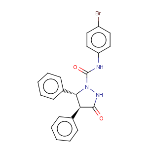 CAS No:147523-65-7 1-Pyrazolidinecarboxamide,N-(4-bromophenyl)-3-oxo-4,5-diphenyl-, (4S,5R)-