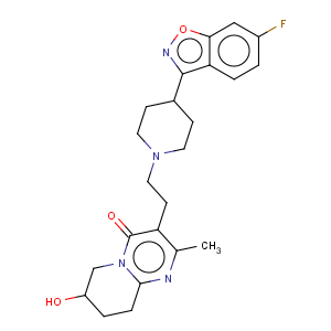 CAS No:147663-04-5 4H-Pyrido[1,2-a]pyrimidin-4-one,3-[2-[4-(6-fluoro-1,2-benzisoxazol-3-yl)-1-piperidinyl]ethyl]-6,7,8,9-tetrahydro-7-hydroxy-2-methyl-