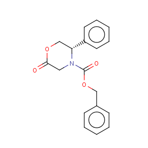 CAS No:147700-91-2 4-Morpholinecarboxylicacid, 2-oxo-5-phenyl-, phenylmethyl ester, (5S)-