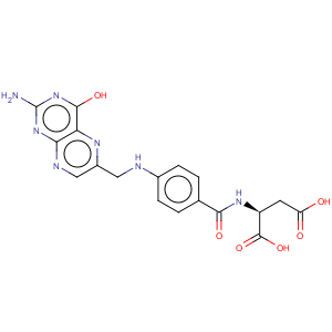 CAS No:14798-76-6 L-Aspartic acid,N-[4-[[(2-amino-1,4-dihydro-4-oxo-6-pteridinyl)methyl]amino]benzoyl]- (9CI)