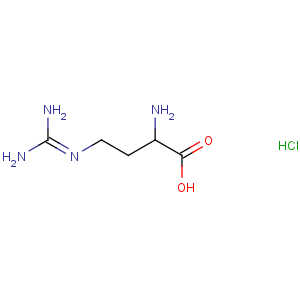 CAS No:1483-00-7 Butanoic acid,2-amino-4-[(aminoiminomethyl)amino]-, hydrochloride (1:1), (2S)-